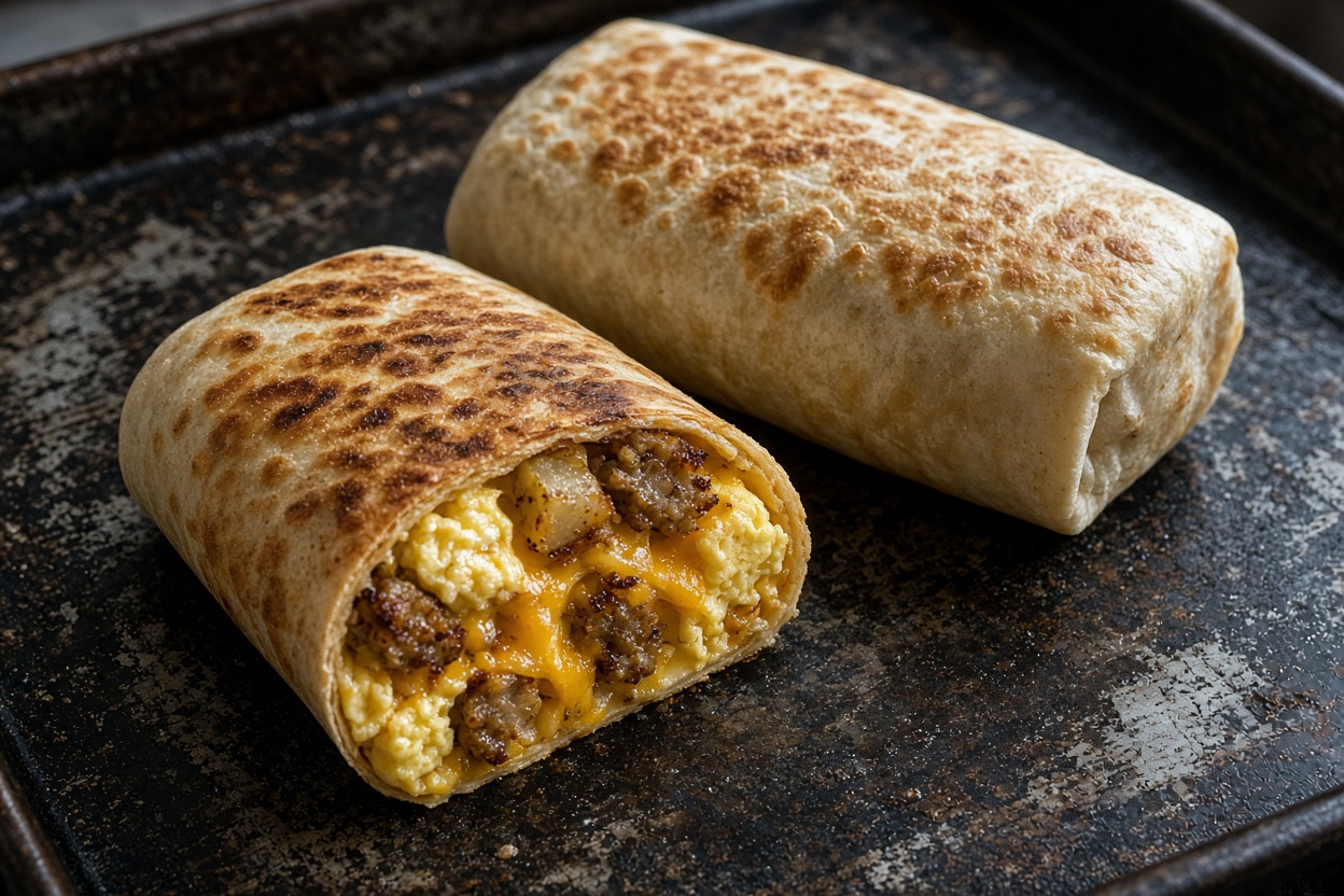 Meal-Prepped Air Fryer Breakfast Burritos
